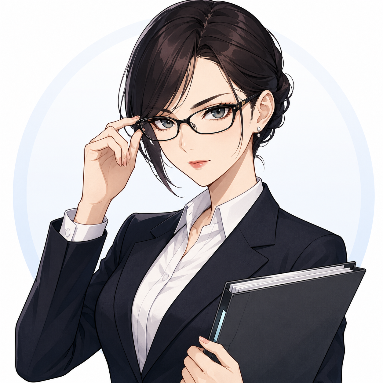 女性秘書のイラスト